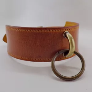 Collier Bdsm "cognac"