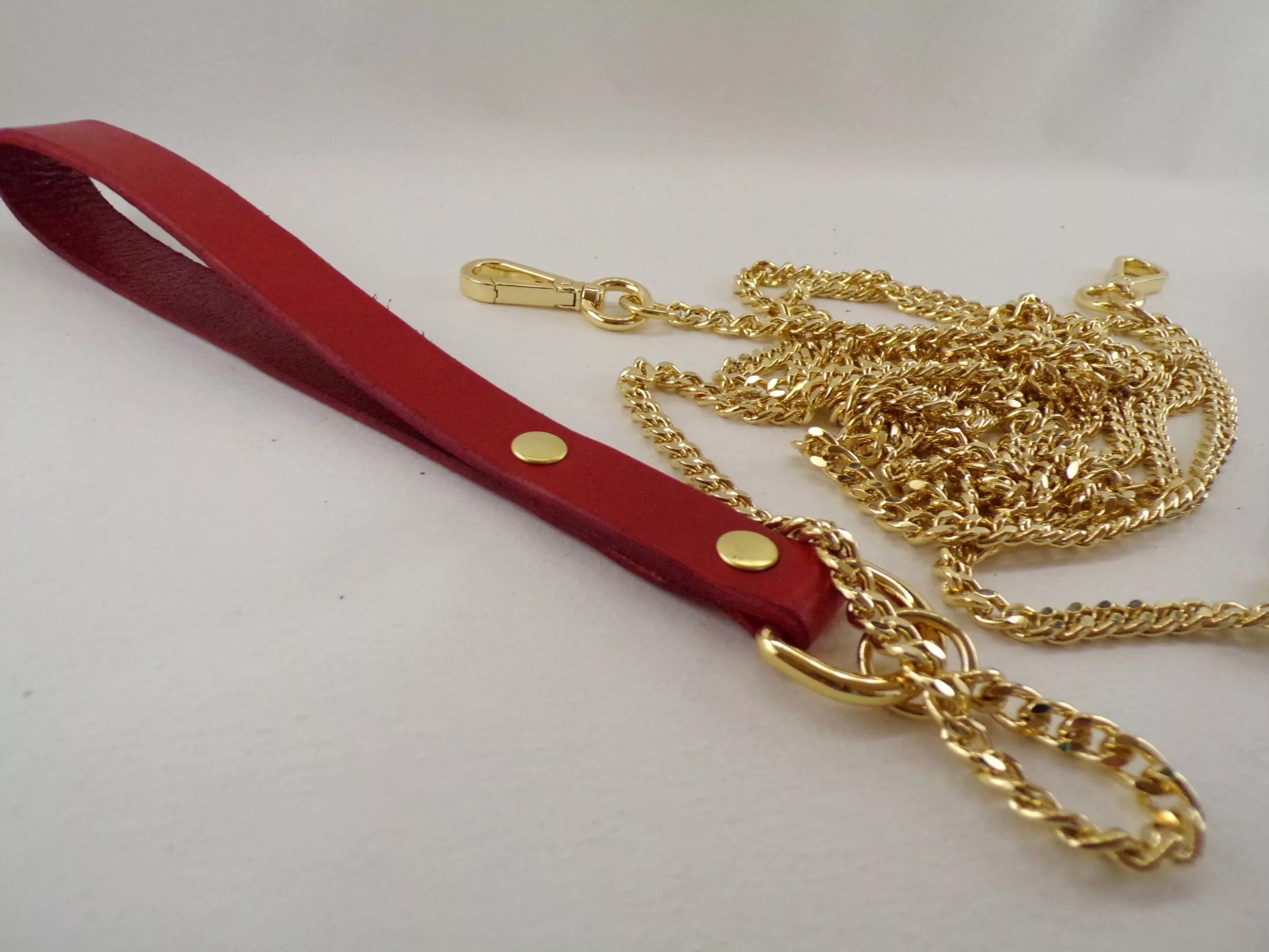 Laisse Bdsm cuir et métal – Image 5