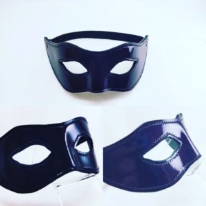 Masque en cuir verni - Bdsm eyemask