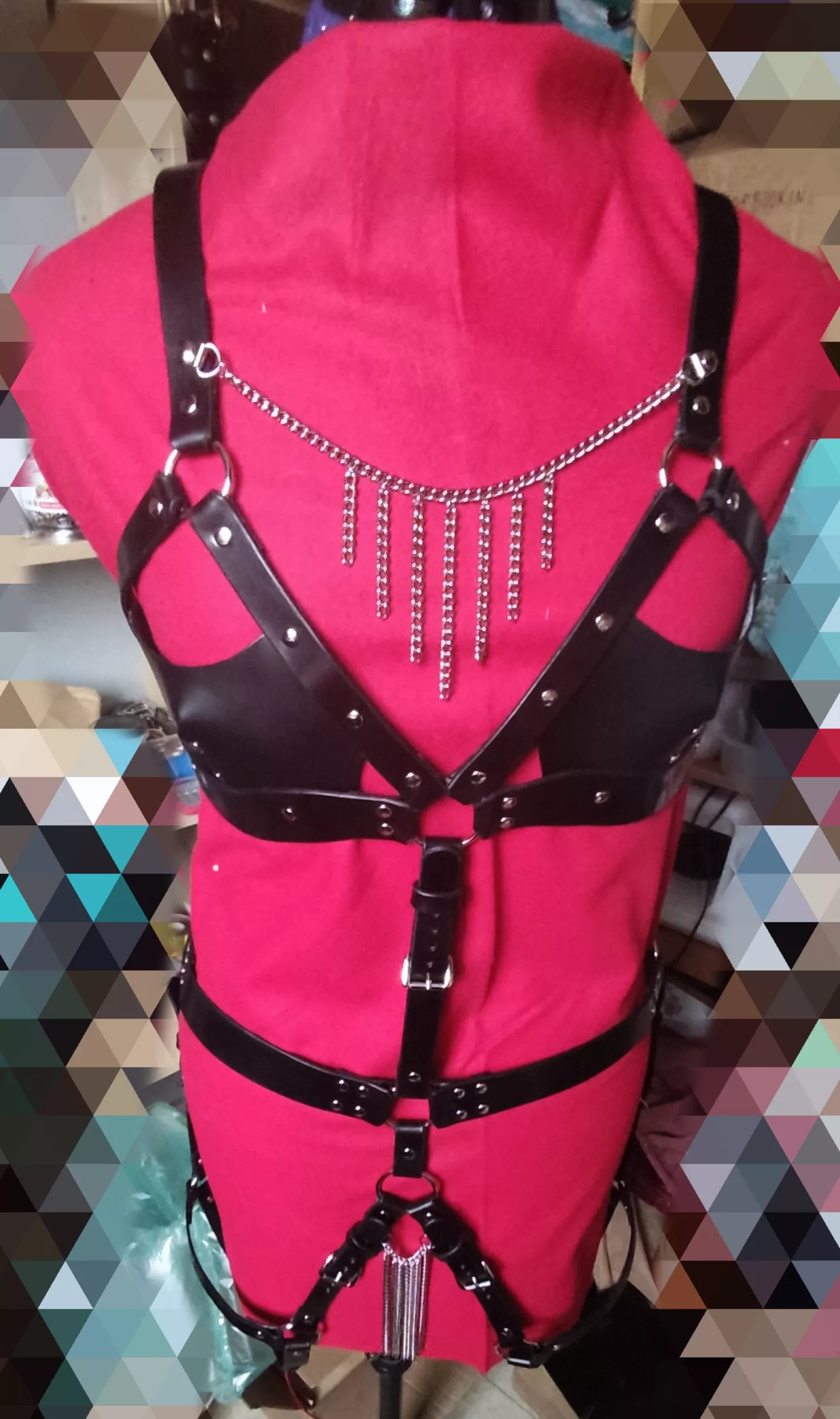 Harnais bdsm / Leather body harness