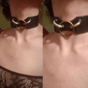 Collier "Colibri" / "Colibri" leather collar