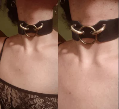 Collier "Colibri" / "Colibri" leather collar