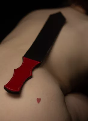 Bdsm leather impact toy