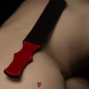 Bdsm leather impact toy